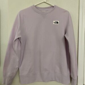 Women’s medium lavender north face crewneck